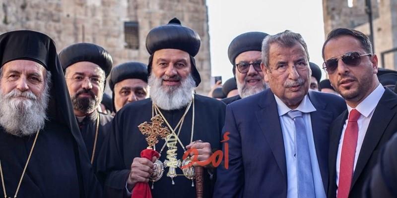 خوري يشارك بالاستقبال الرسمي لبطريرك أنطاكيا في زيارته التاريخية للأراضي المقدسة
