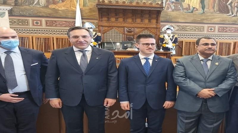 العسومي يلتقي بحاكمي جمهورية سان مارينو