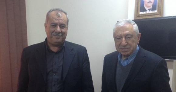 محمد بركة يلتقي حواتمة تناولا اوضاع الشعب الفلسطيني والمنطقة