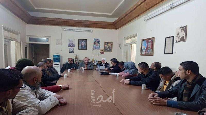 دمشق: النضال الشعبي تواصل تنظيم دورات التثقيف الحزبي