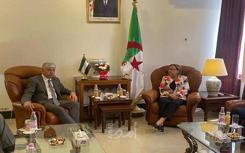مجدلاني يبحث مع وزيرة التضامن الوطني الجزائرية التعاون المشترك في المجال الاجتماعي
