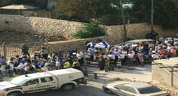 انطلاق مسيرة للمستوطنين من بلدة سلوان وسط انتشار لــ قوات الاحتلال