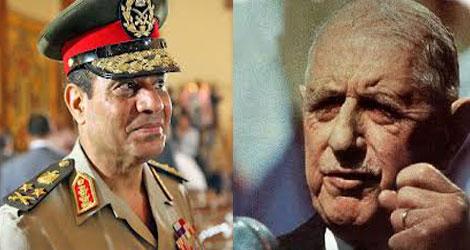 رئيس الوزراء المصري يشبه السيسي بديغول