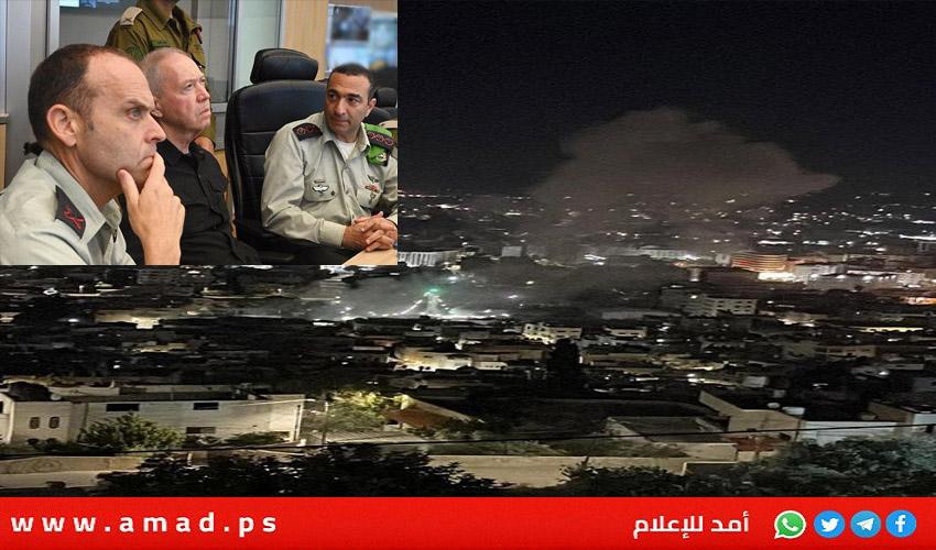 غالانت: "حققنا أهداف العملية بالكامل في جنين بفضل هجوم جوي مفاجئ"
