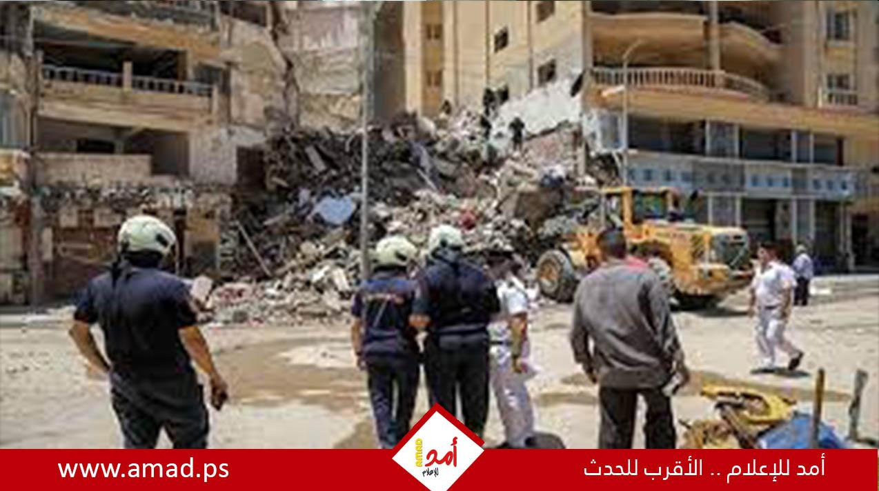 قتلى وجرحى في انهيار عقار في القاهرة