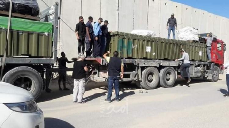 وصول دفعة جديدة من معدات المشفى الأمريكي إلى قطاع غزّة