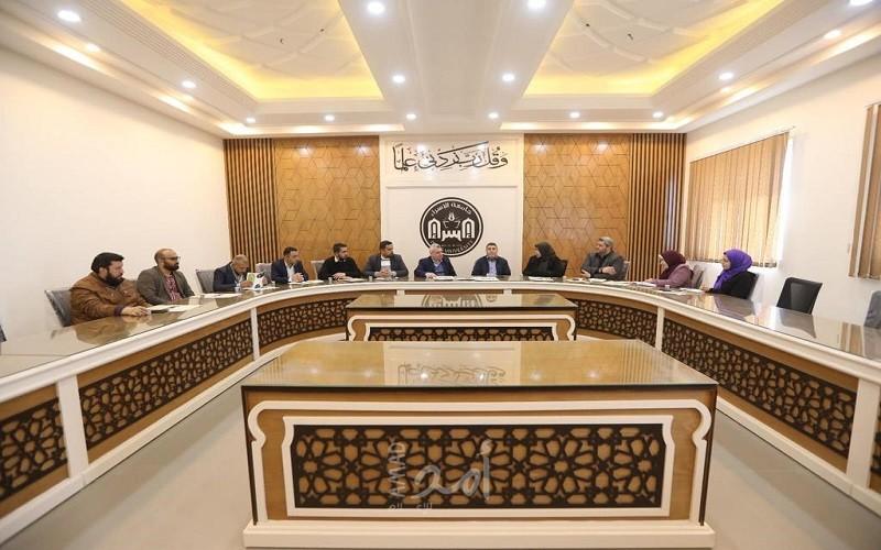 اللجنة التحضيرية لمهرجان العودة الدولي للأفلام تزور جامعة الإسراء بغزة