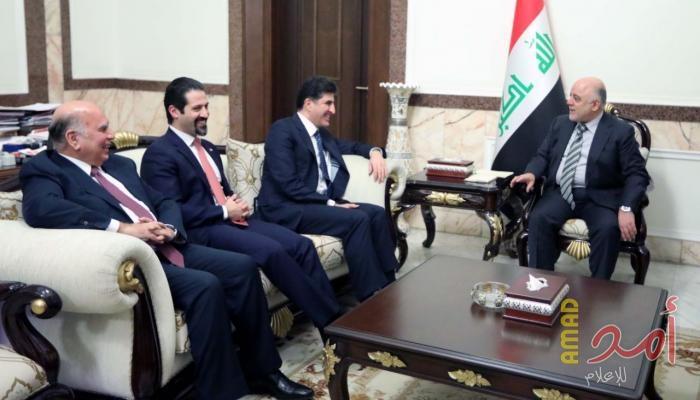 العبادي في أربيل للمرة الأولى منذ أزمة استفتاء الانفصال