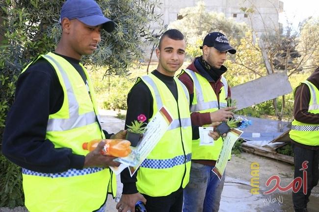 تكريم ‏بلدية قلقيلية تقديراً للجهودها في الحفاظ على نظافة المدينة‏