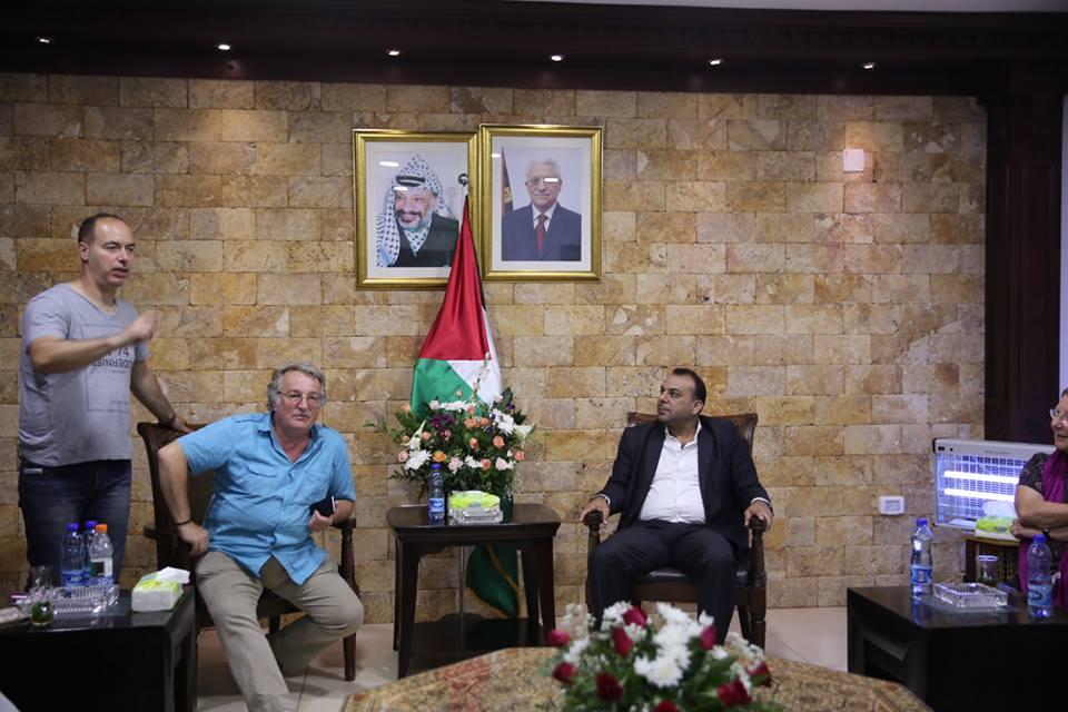 السوداني والفتياني يستقبلان الوفود الدولية المشاركة في الملتقى الثقافي التربوي الفلسطيني الثامن