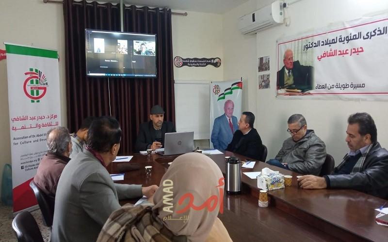 حيدر عبد الشافي ينظم ندوة حول دور المثقفين المغاربة في دعم حقوق الشعب الفلسطيني     