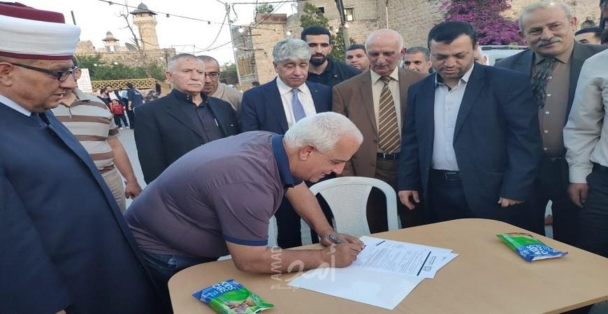 مجدلاني: الخليل تحظى بعناية حكومة رام الله بجميع وزاراتها لتنمية القطاعات المختلفة