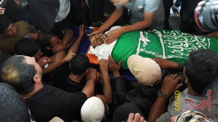بالصور.. تشييع جثمان شهيد #جمعة_النذير "جبر أبو مصطفى" بخانيونس