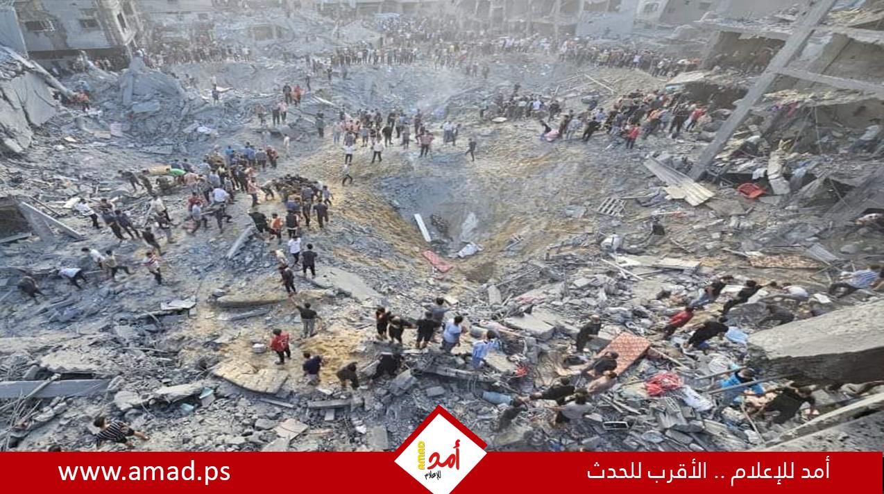 أكثر من 100 شهيد جراء قصف جيش العدو منزل في مخيم جباليا