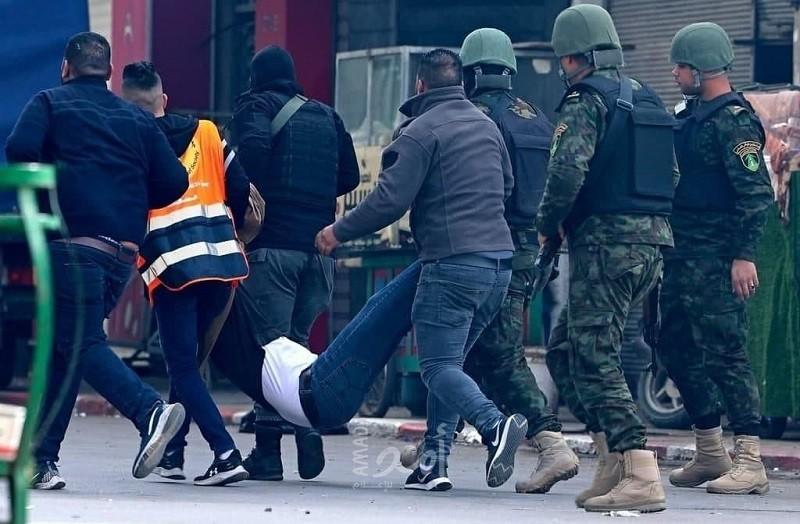 اشتباكات مُسلحة بين عناصر من فتح وأجهزة الأمن في نابلس- فيديو