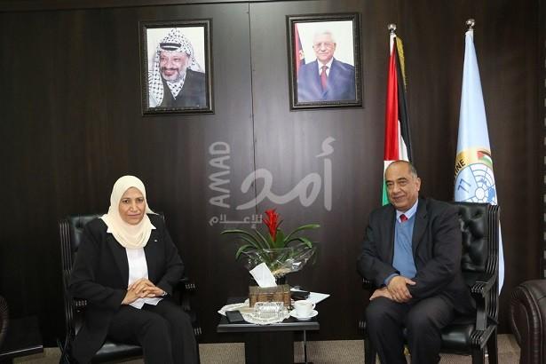 وزير العدل يبحث مع وزيرة شؤون المرأة تعزيز الشراكة والتعاون