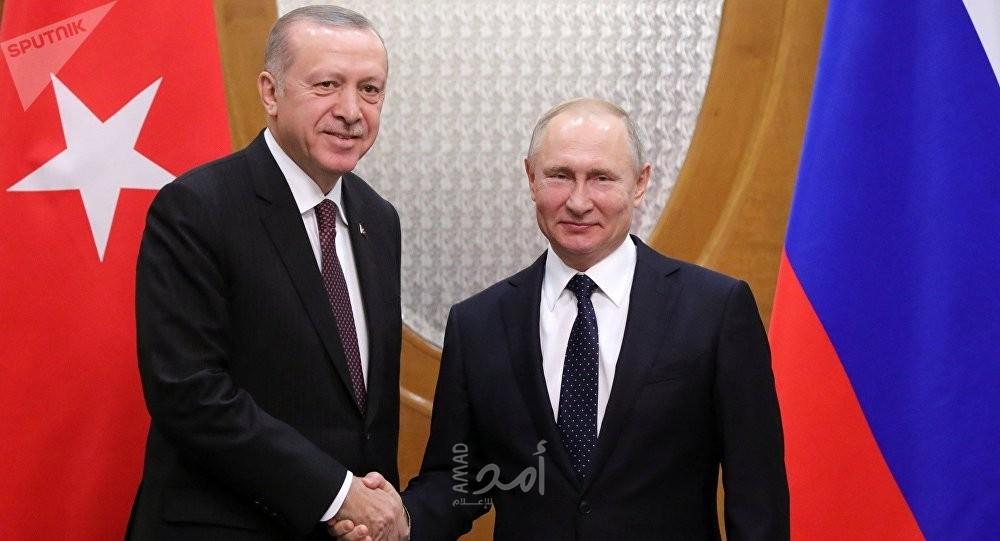 بوتين وأردوغان يبحثان العلاقات الثنائية وملفات إقليمية