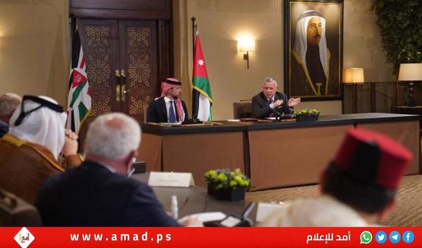الملك عبدالله: نؤكد على أهمية توحيد الجهود العربية لوقف التصعيد في القدس