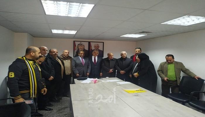 السعداوي يلتقي بمحافظي غزة ومستشار الرئيس السابق لشؤون الشباب
