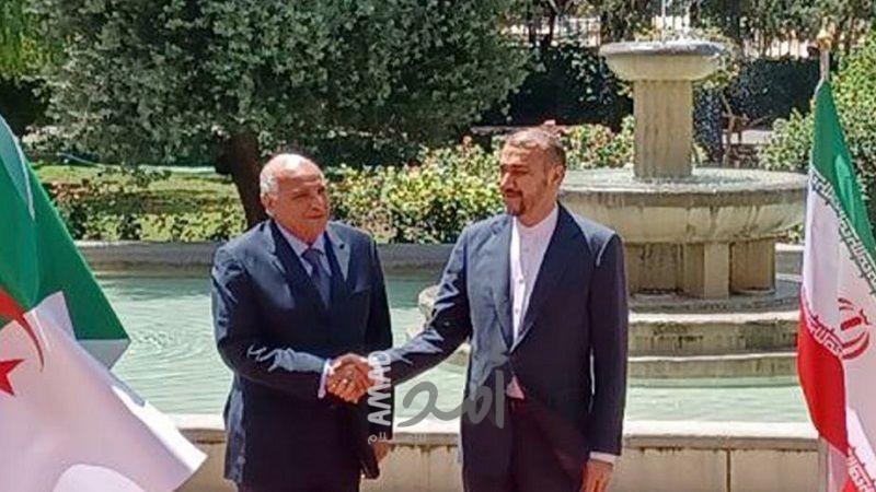 وزير الخارجية الإيراني: اتفقت مع نظيري الجزائري على إعادة العلاقات الدبلوماسية بين البلدين وإعادة فتح السفارات