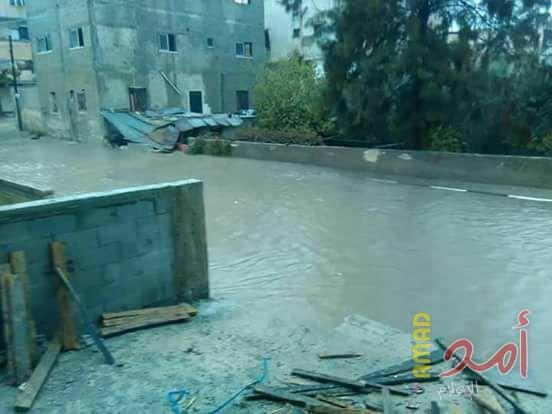 غزة: هواة سباحة يتضامنون مع أصحاب المنازل المتضررة بفعل المنخفضات الجوية