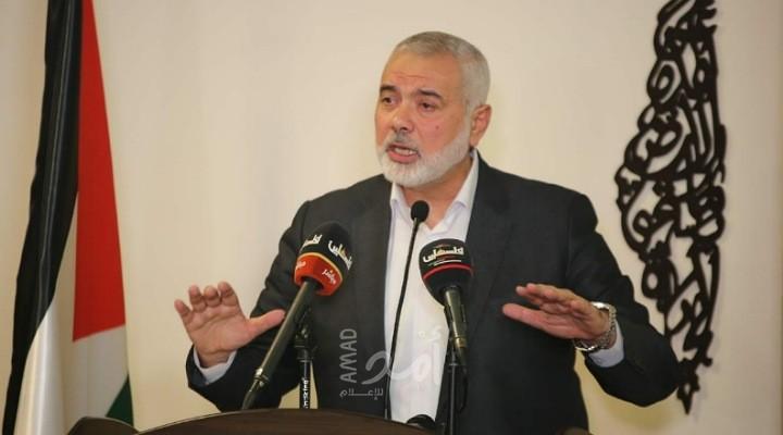 مصدر لـ "امد": هنية في أول زيارة للأردن خلال أيام