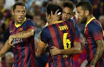 بالفيديو - برشلونة يتخطى ملقا ويستعيد صدارة الدوري الإسباني