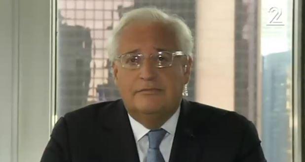 السفير الأمريكي الجديد لدي إسرائيل يعلن نقل مقر إقامته إلي القدس