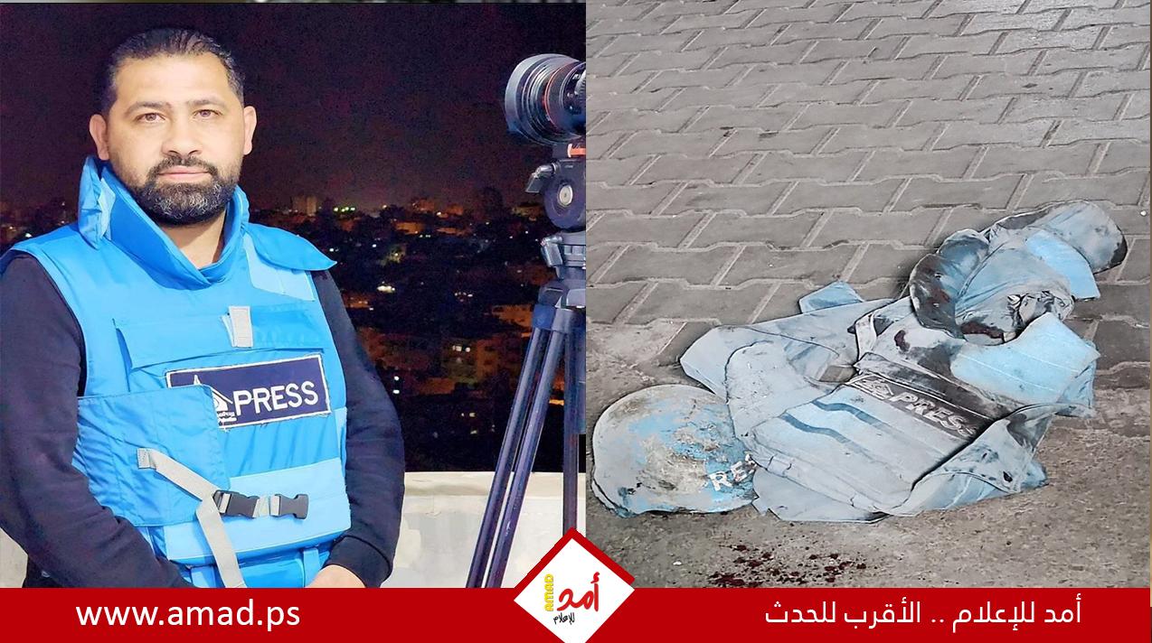 استشهاد صحفيين اثنين وإصابة ثالث إثر غارة إسرائيلية استهدفت برجا سكنيا غرب مدينة غزة