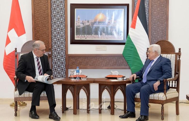 رام الله: الرئيس السويسري يلتقي مجموعة من الاقتصاديين والرياديين