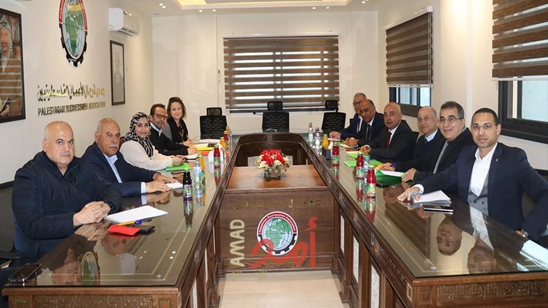 جمعية رجال الأعمال تبحث مع صندوق النقد الدولي النهوض باقتصاد غزة