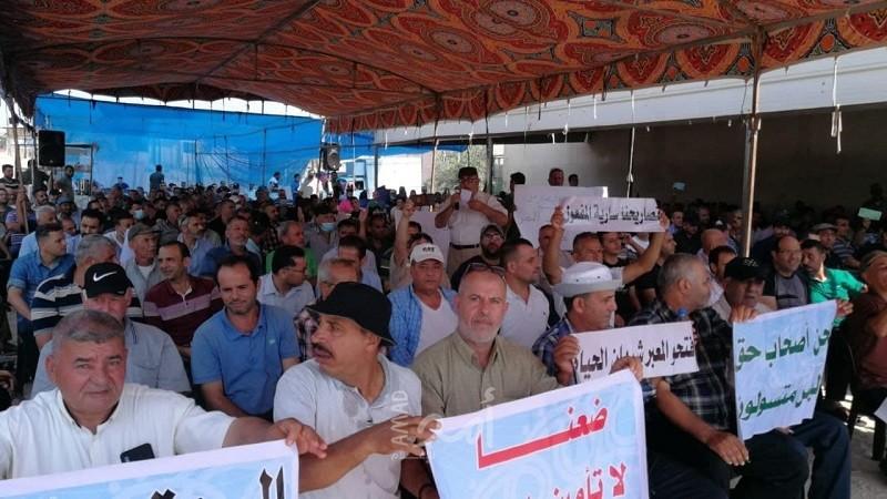 وقفة لتجار غزة احتجاجاً على استمرار الحصار واغلاق المعابر- صور