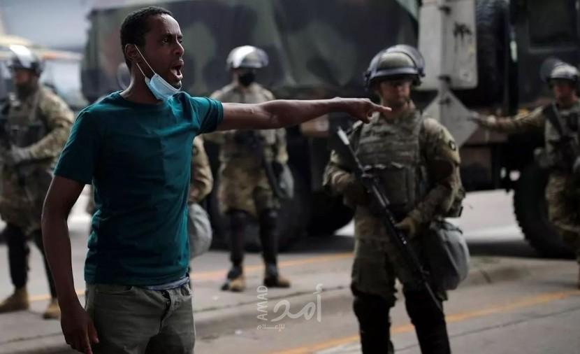 على خلفية الاحتجاجات.. وزارة الدفاع الأمريكية ترفع درجة التأهب استعدادا لنشر قواتها