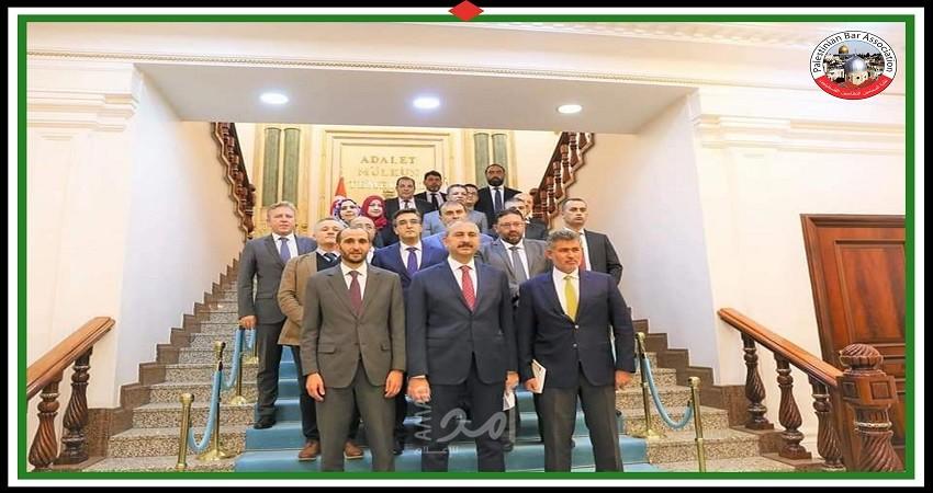 وفد نقابة المحامين يلتقي بالمسؤولين في المؤسسات العدلية التركية ومؤسسة تيكا