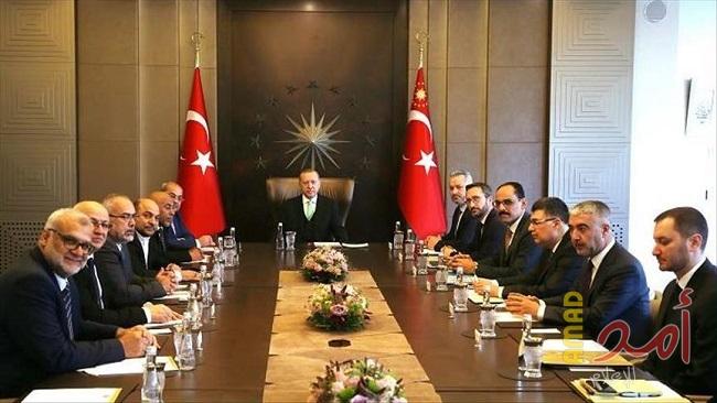 أردوغان يستقبل نواب عرب في الكنيست الإسرائيلي