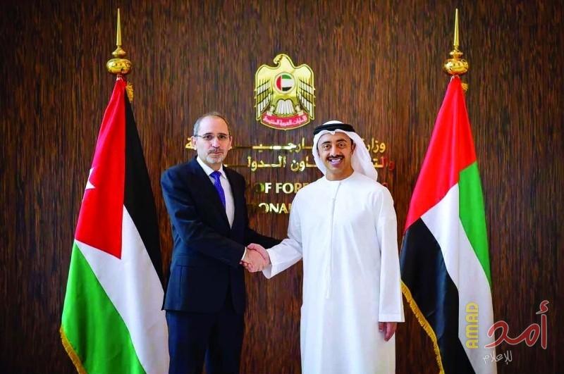 الأردن والإمارات يؤكدان على ضرورة بذل الجهود لمواصلة الحشد الدولي لدعم "الأونروا"
