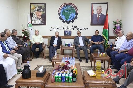 جمعية رجال الاعمال بغزة تبحث مع البرغوثي سبل إنهاء الانقسام وحل مشاكل غزة