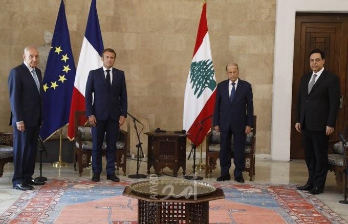 عون طلب من ماكرون صورا جوية لمرفأ بيروت لحظة الانفجار