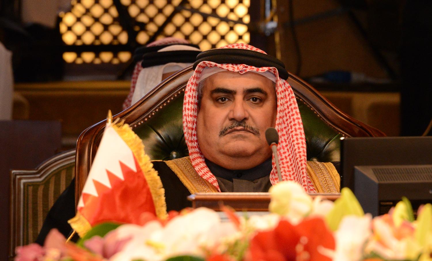 وزير خارجية البحرين: إيران "جمهورية الشر"