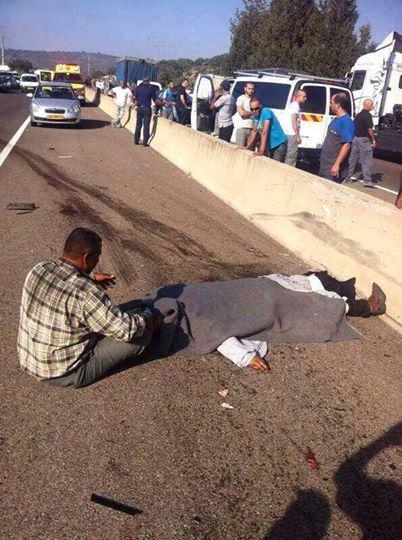 استشهاد فلسطينيين دهسا من قبل شاحنة اسرائيلية في حيفا