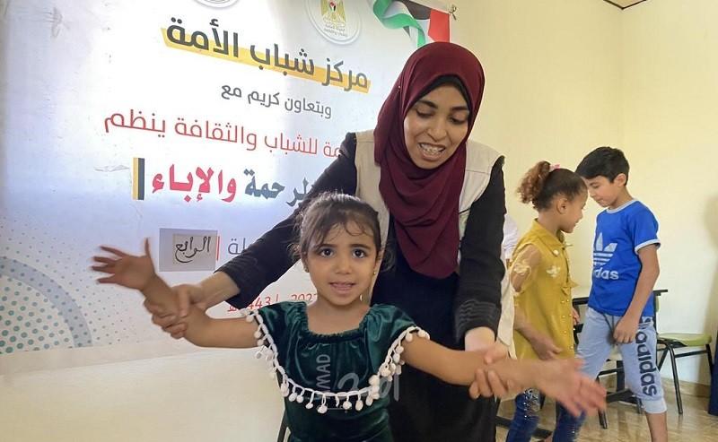 خانيونس: "شباب الأمة" يطلق مخيم الطفولة (4) ضمن مخيمات المرحمة والإباء