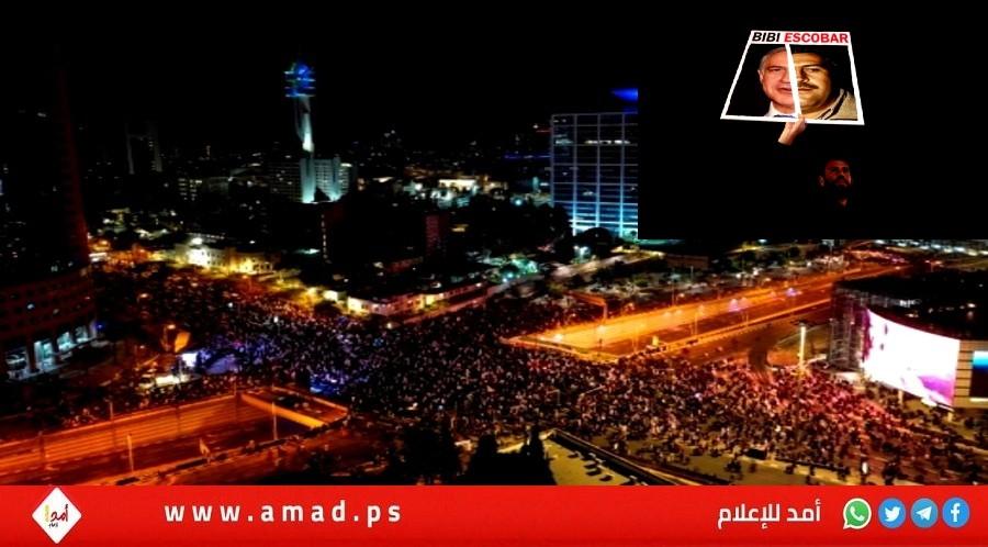 أكثر من 150 ألف شخص يتظاهرون ضد حكومة نتنياهو  للأسبوع الثالث على التوالي- فيديو وصور