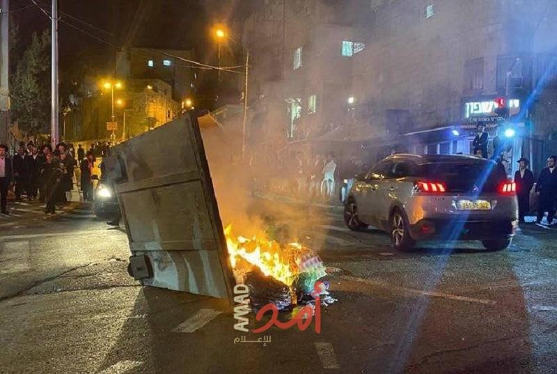 مظاهرات المتدينين اليهود "الحريديم" واعتداءات على الشرطة الإسرائيلية في القدس- صور