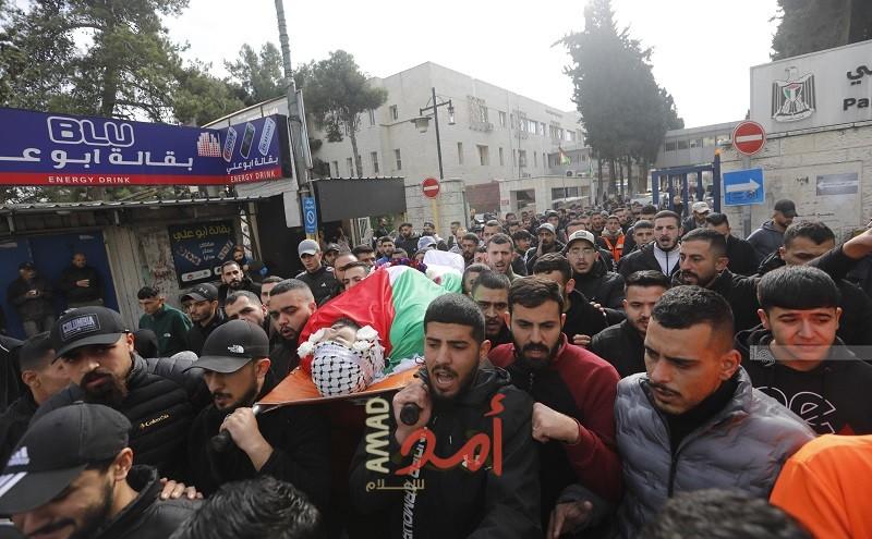 جنين تودع جثماني الشهيدين "عزوقة وبني غرة"
