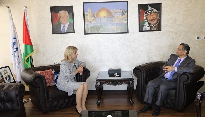 الوزير موسى يستقبل الممثل الخاص لأستونيا في فلسطين