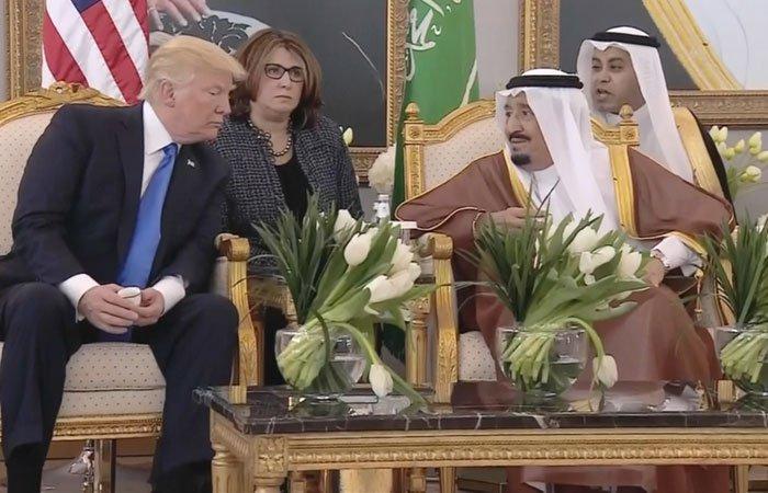 الملك سلمان: زيارة ترامب ستحقق الأمن والاستقرار فى العالم