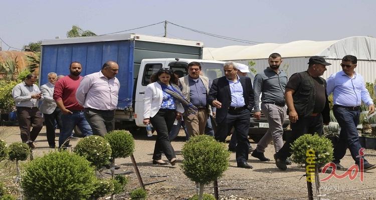 قلقيلية :جولة تفقدية في المناطق المعزولة خلف الجدار جنوب المدينة