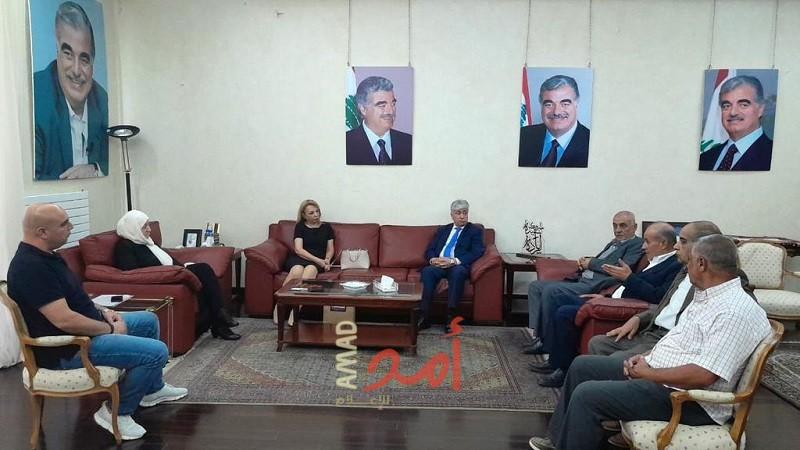 مجدلاني يلتقي رئيسة مؤسسة الحريري للتنمية البشرية المستدامة 