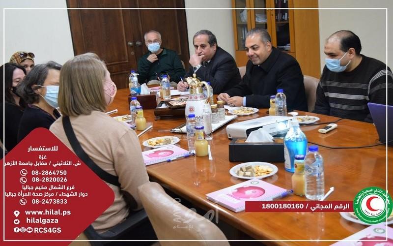 جمعية عبد الشافي الصحية والمجتمعية تستقبل وفداً من مؤسسة أنيرا