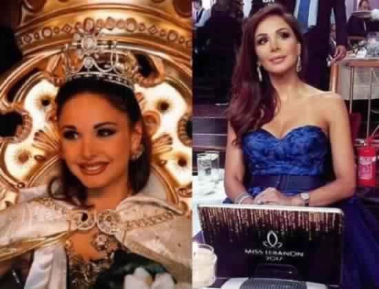 إطلالة ملوكية لجويل بحلق في سهرة Miss Lebanon
